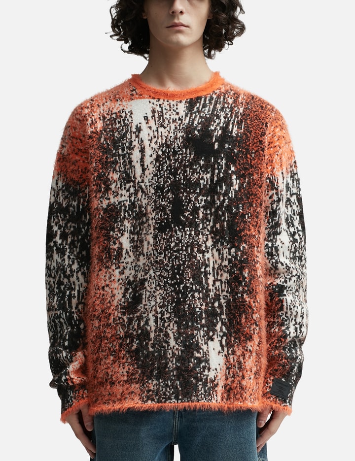 Gradient Hairy Knit Sweater Placeholder Image