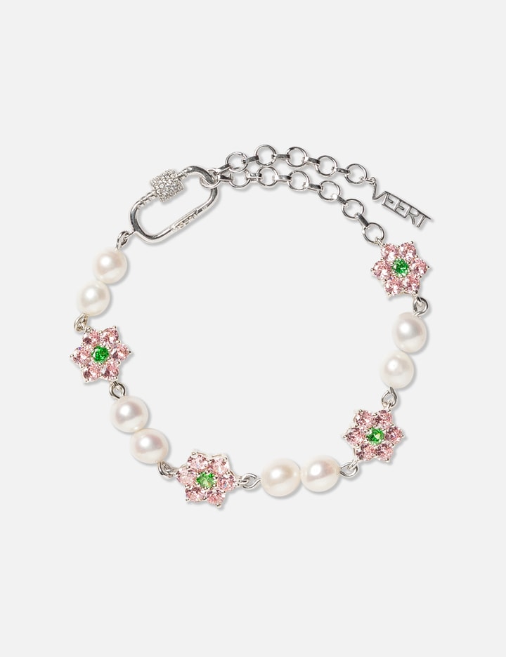 Flower Stone Pearl Bracelet Placeholder Image