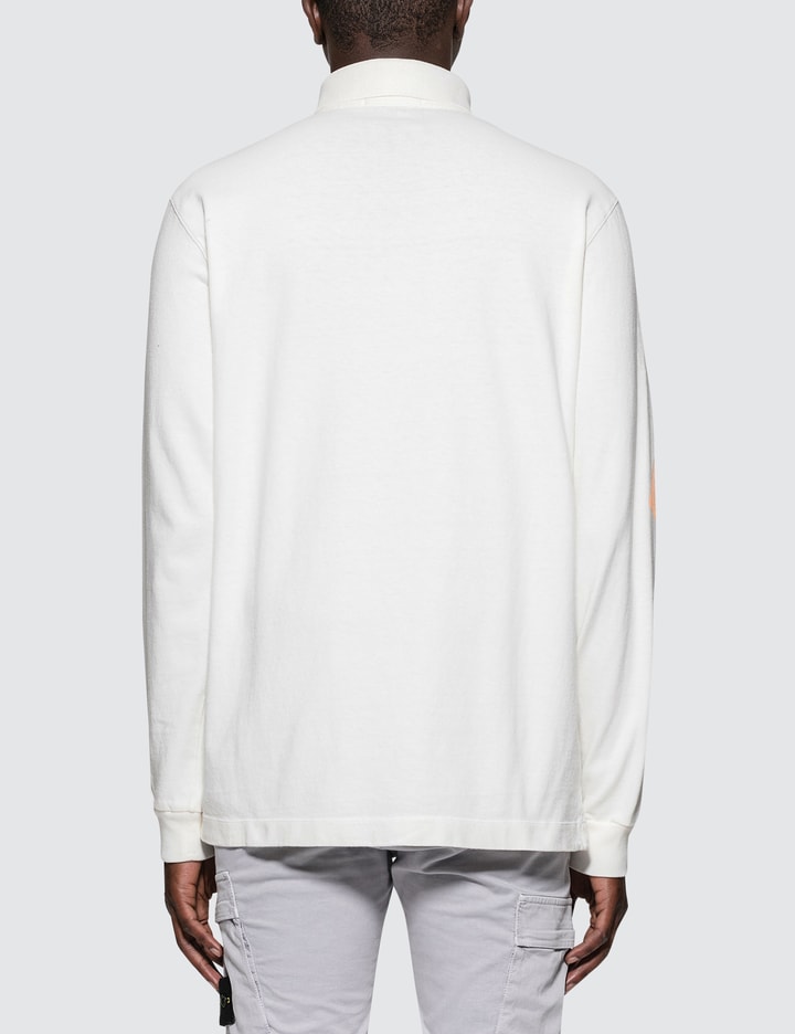 L/S Polo Shirt With Stone Island Logo Placeholder Image