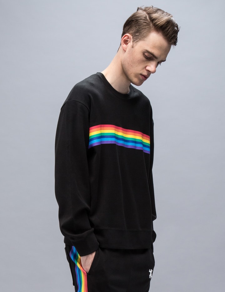 Rainbow Stripe Sweatshirt Placeholder Image