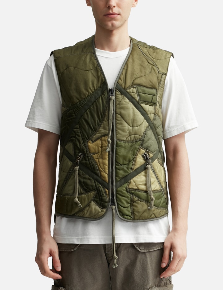Mixed Puffer Zip Vest Placeholder Image