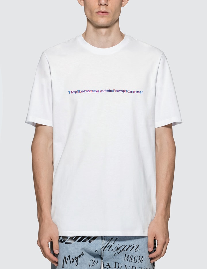 Optical Lettering Print T-Shirt Placeholder Image
