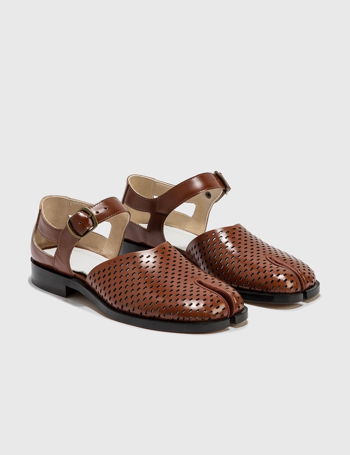 Perforated Abrasivato Tabi Sandals Placeholder Image