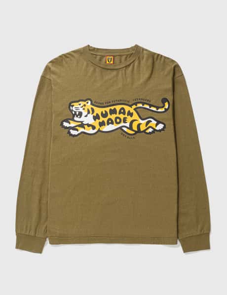 Human Made Long Sleeve Tiger T-shirt