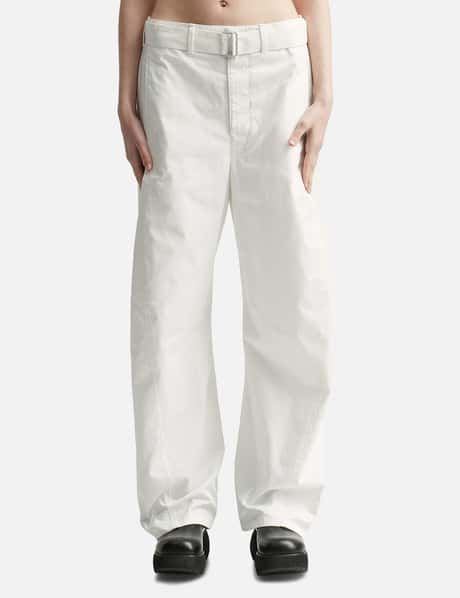 Lemaire LIGHT BELTED TWISTED PANTS
