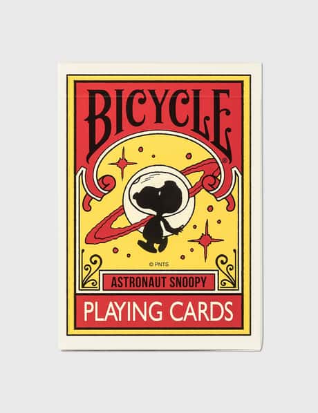 Freshthings Medicom Toy Peanuts Astronaut Snoopy X Bicycle Playing Cards