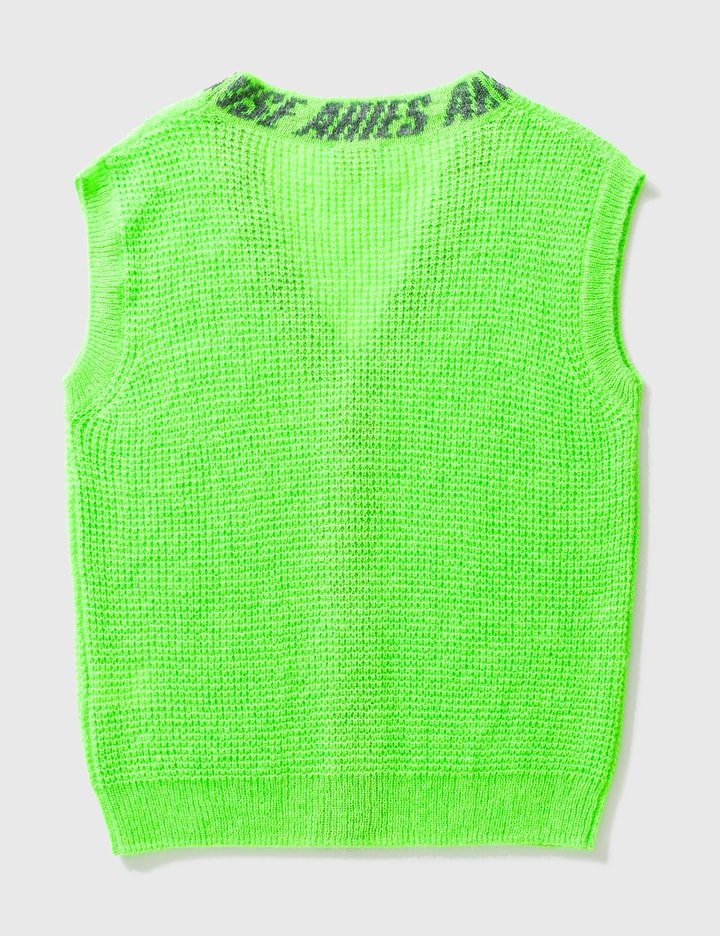 Waffle Knit Sweater Vest Placeholder Image