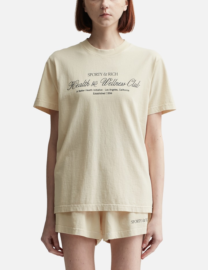 H&W Club T-Shirt Cream/Navy Placeholder Image