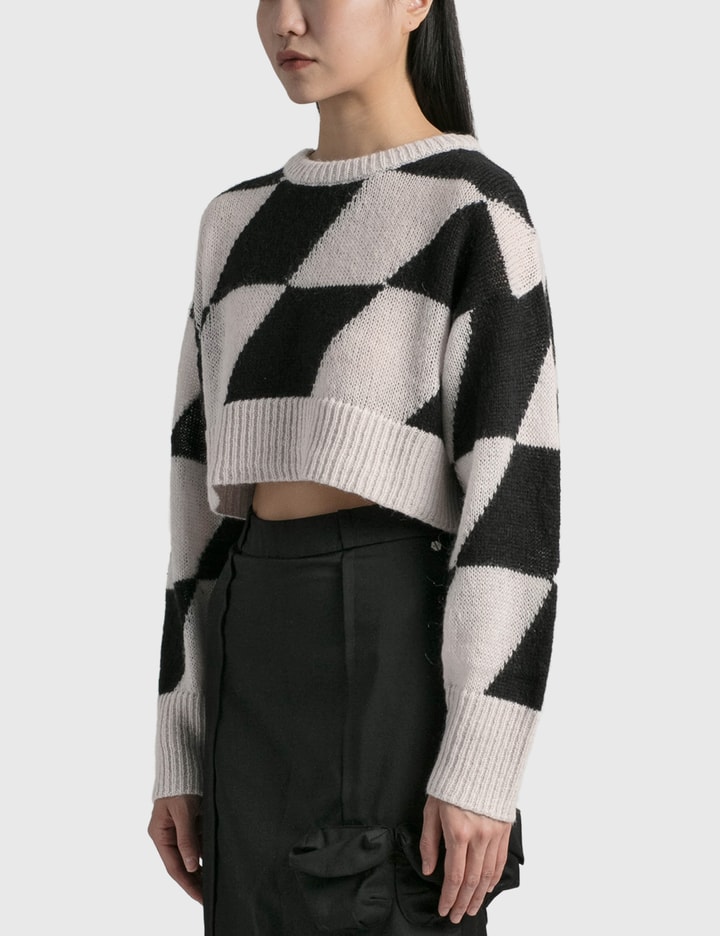 PXL MOHAIR KNIT CROPPED SWEATER Placeholder Image