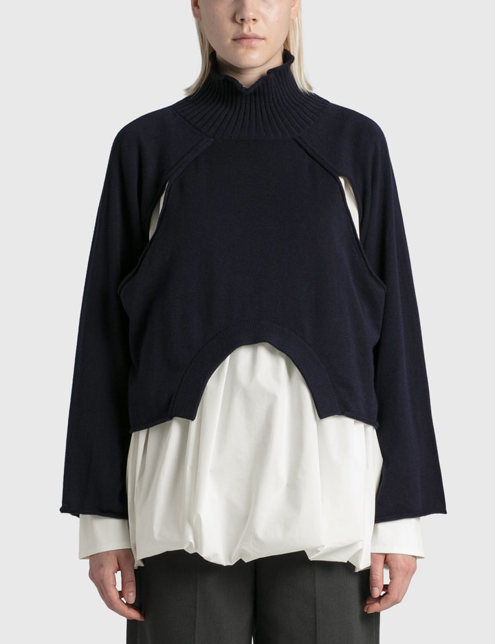 Nouvelle Fine Layered Ballon Pullover Placeholder Image