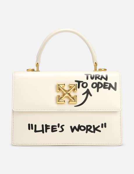 Off-White™ Jitney 1.4 Top Handle Quote Bag