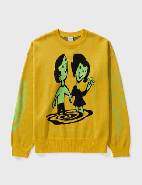 Perks and Mini Green Park People Knitted Crewneck Sweatshirt
