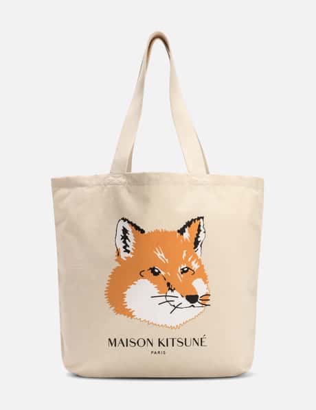 Maison Kitsuné Fox Head Tote Bag
