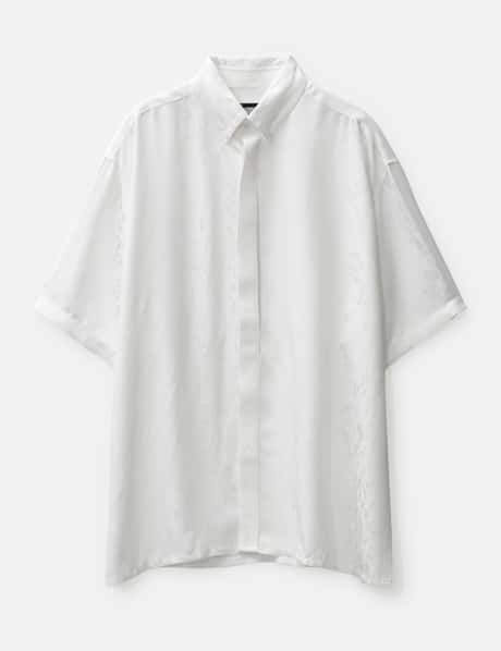 LGN LOUIS GABRIEL NOUCHI Short-sleeved Shirt With Asymmetrical Opening