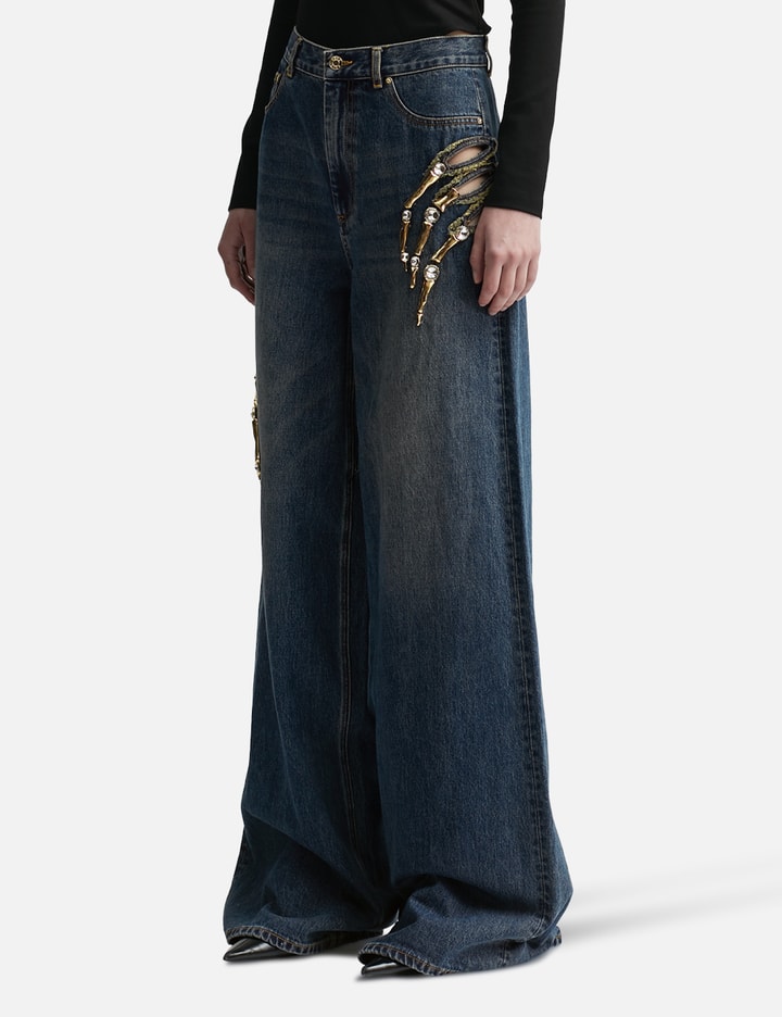 Claw Cut-Out Relaxed Jeans Placeholder Image