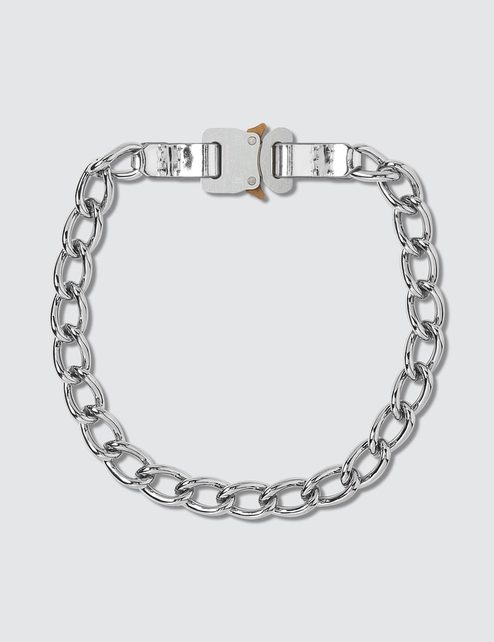 Chain Necklace With Leather Details Placeholder Image