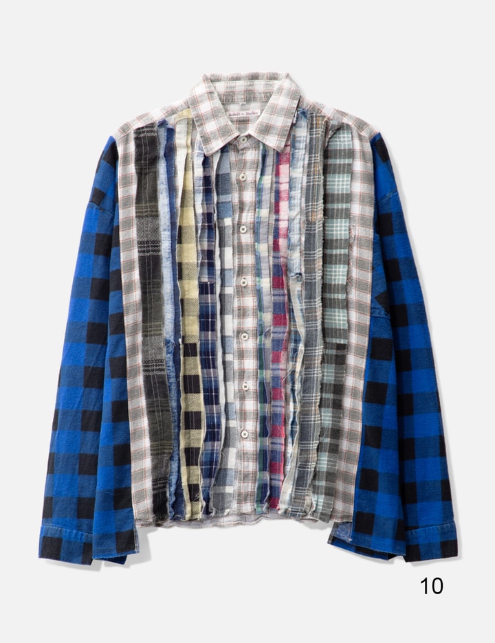 Ribbon Wide Flannel Shirt Placeholder Image