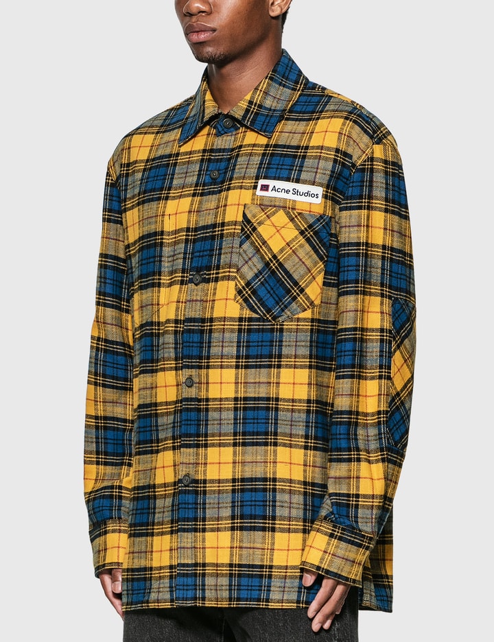Logo Patch Flannel Overshirt Placeholder Image