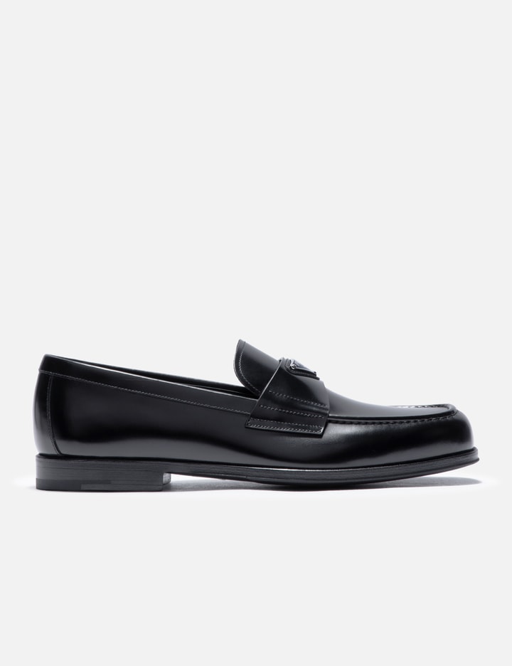 Brushed Leather Loafers Placeholder Image