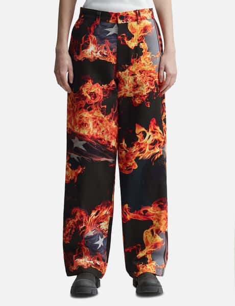 Sky High Farm Workwear World Is Burning Chino Pants