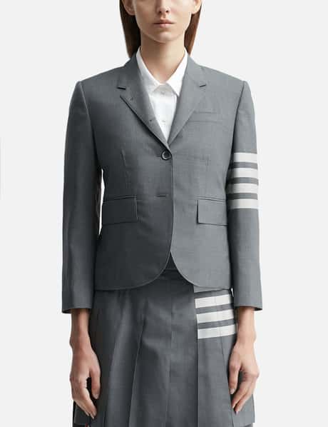 Thom Browne 4-Bar Plain Weave Suiting Jacket