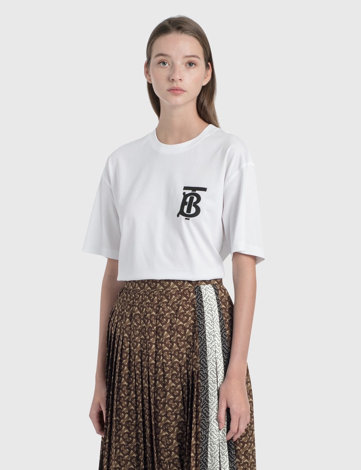 Monogram Motif Cotton Oversized T-shirt Placeholder Image