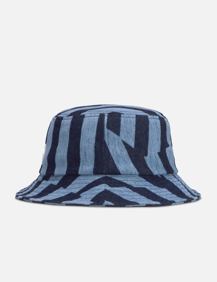 'Kenzo Dazzle Stripe' Denim Bucket Hat Placeholder Image
