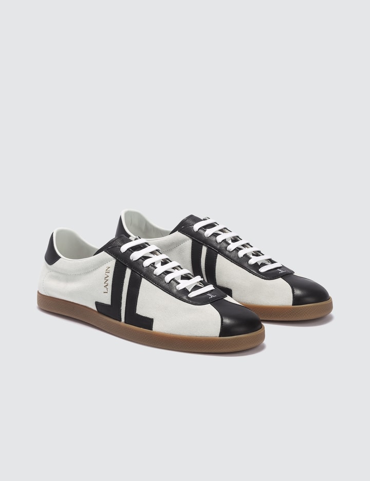 JL Low Top Sneaker In Nappa And Suede Placeholder Image