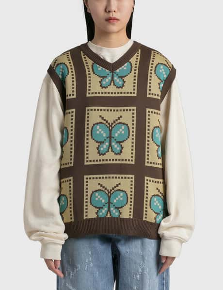 Awake NY Butterfly Sweater Vest