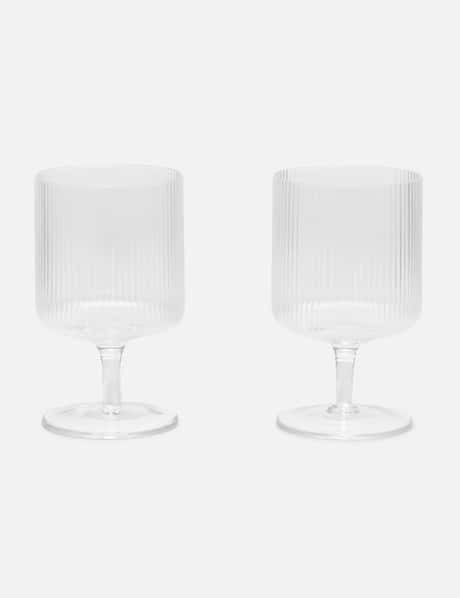Ferm Living Ripple Wine Glass (Set of 2)