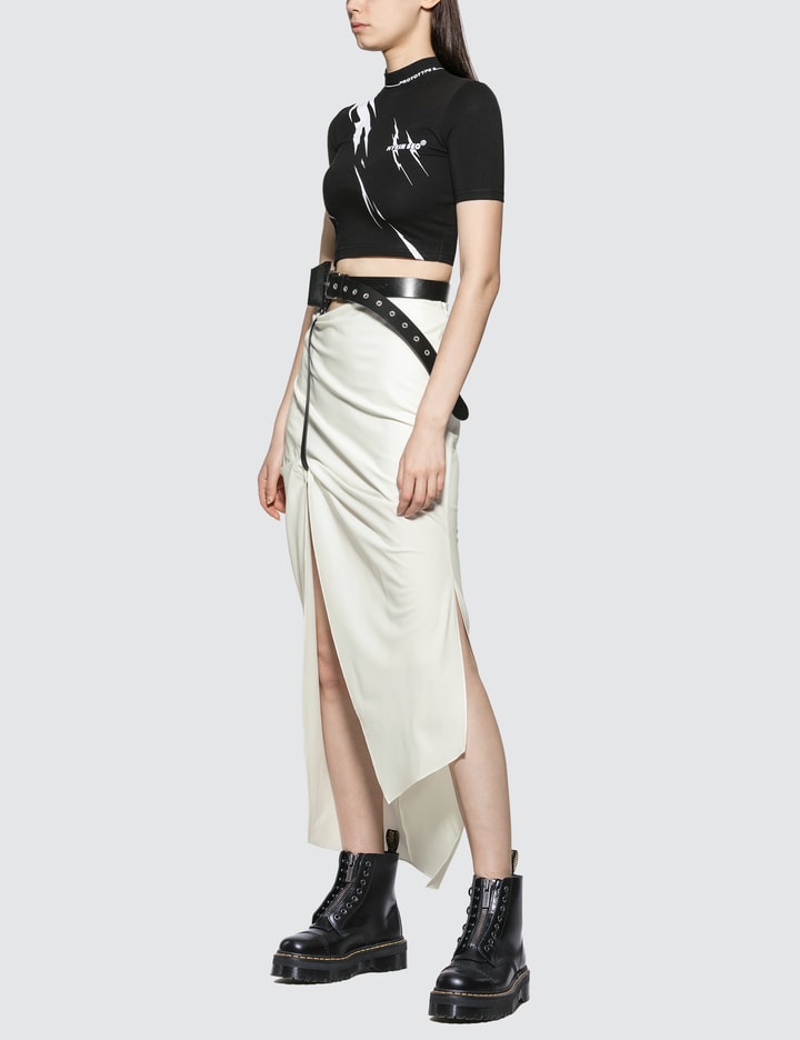 Skirt with Leather Belt Placeholder Image