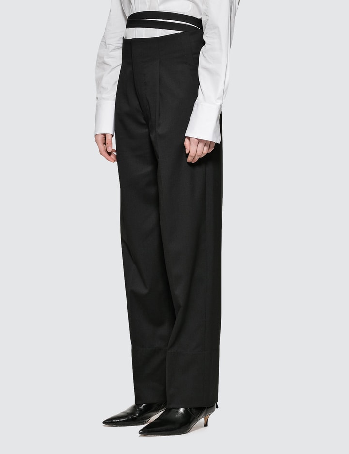 High Waist Relaced Wool Pant Placeholder Image