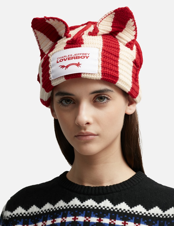 STRIPED EARS BEANIE Placeholder Image