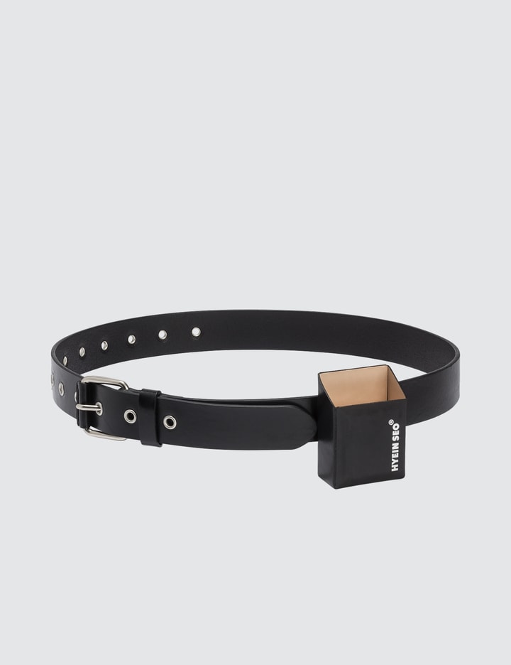 Leather Belt With Cigarette Holder Placeholder Image