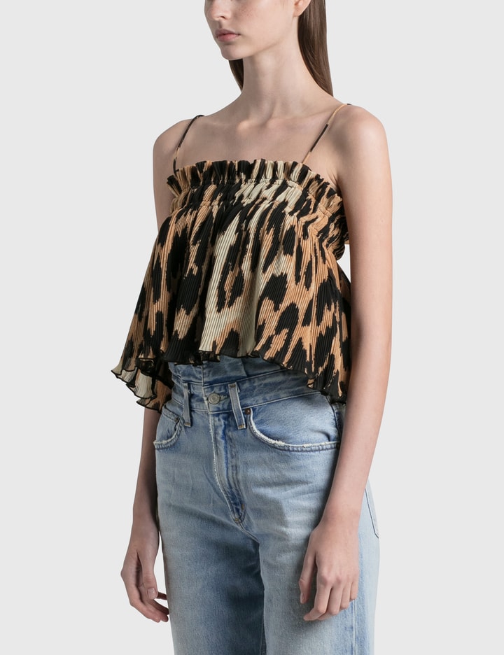 Pleated Georgette Strap Top Placeholder Image