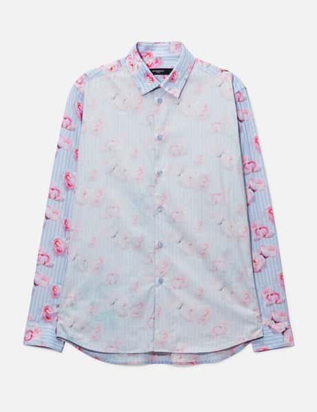 Givenchy GIVENCHY FLORAL STRIPE SHIRT