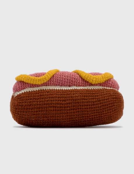 Ware of the Dog Hand Knit Hot Dog