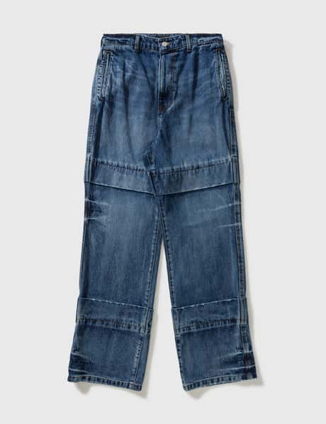 We11done Multi-Washed Chap Jeans