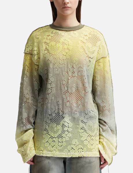 TheOpen Product OMBRE LACE TOP