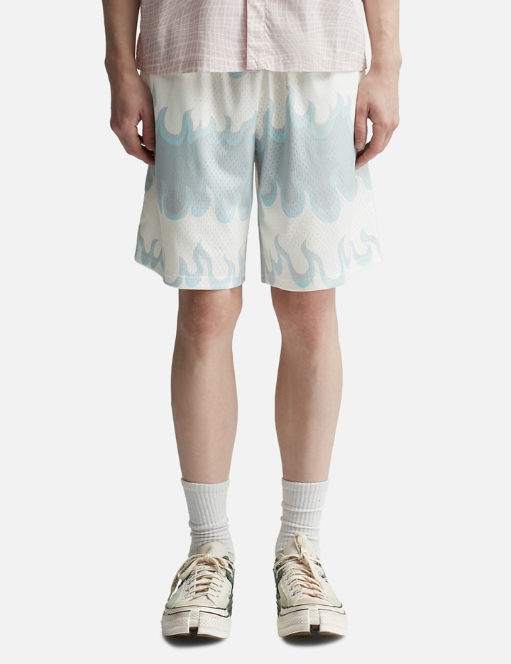 Space Flame Mesh Shorts Placeholder Image