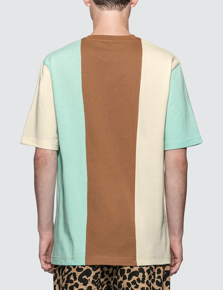 GOLF le FLEUR* x Lacoste Cut & Sewn Stripe T-shirt Placeholder Image