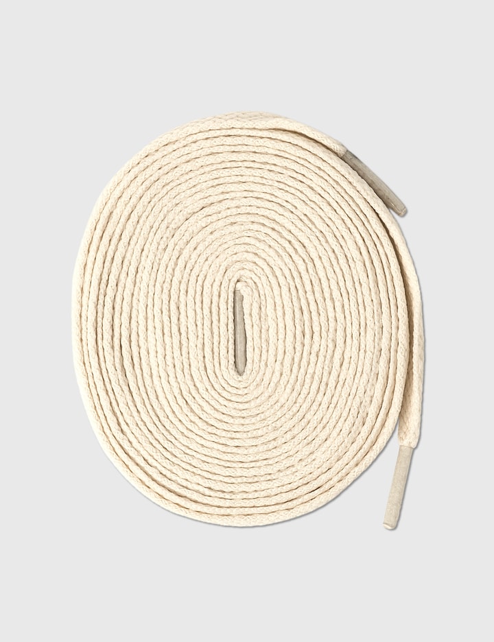 Solid Cream Shoelaces Placeholder Image