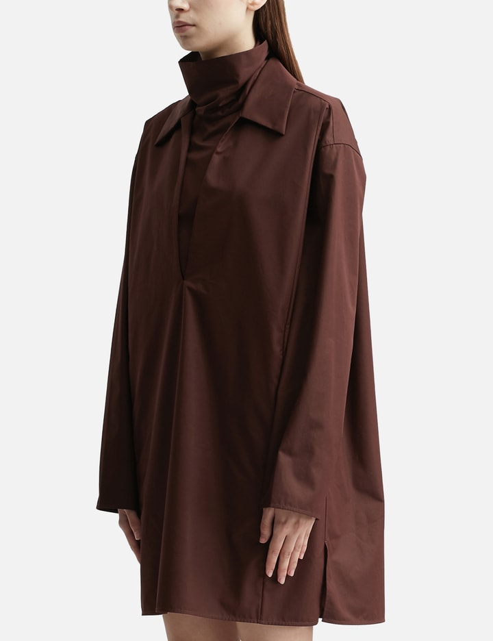 COWL NECK SHIRT DRESS Placeholder Image