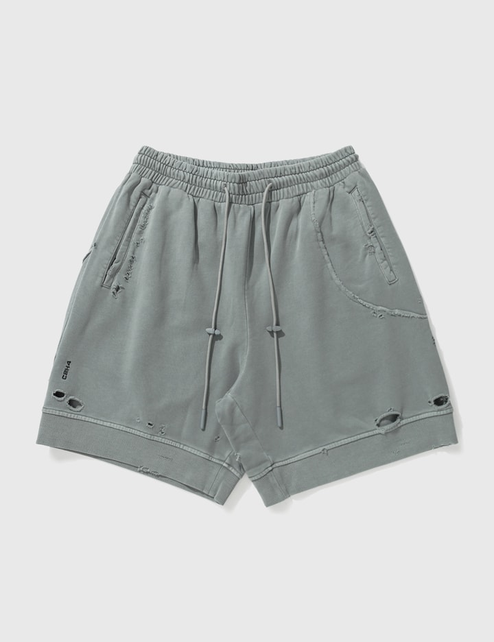 RUIN DISTRESSED SWEAT SHORTS Placeholder Image