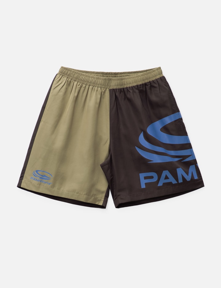 Bicoloured contrast swim shorts Placeholder Image