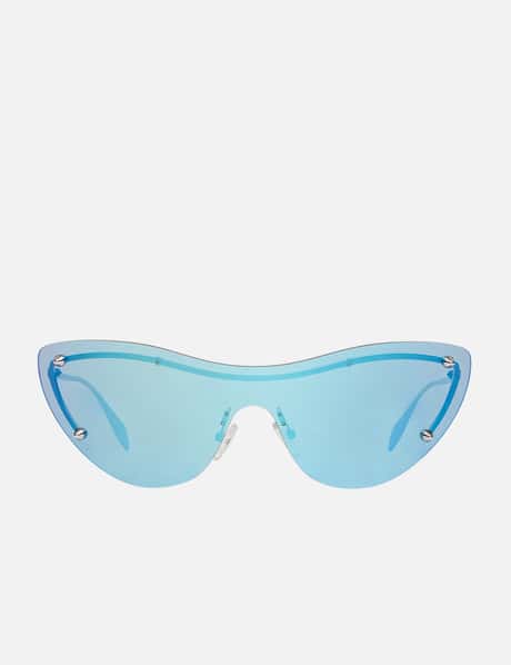 Alexander McQueen Spike Studs Cat-eye Mask Sunglasses