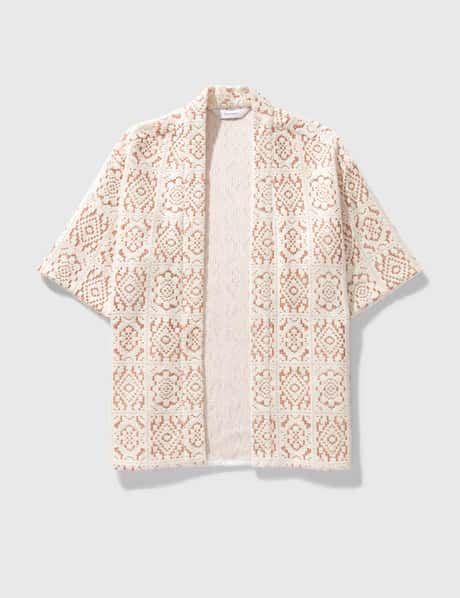 Sasquatchfabrix. Knit Lace Haori Shirt