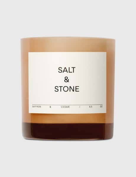 SALT & STONE Saffron and Cedar Candle