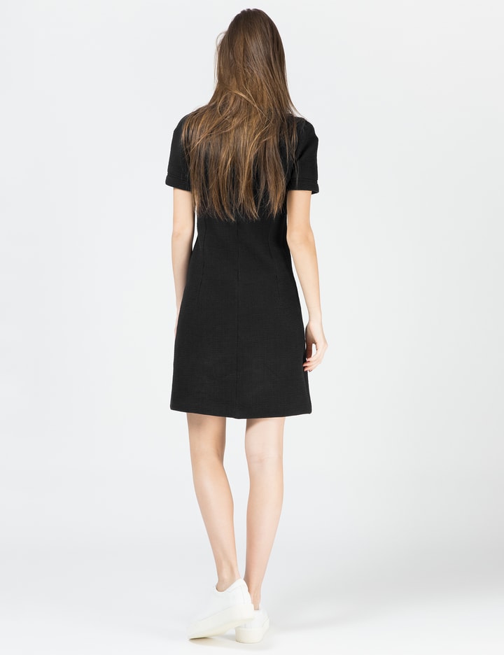 Black Goffered S/S Dress Placeholder Image