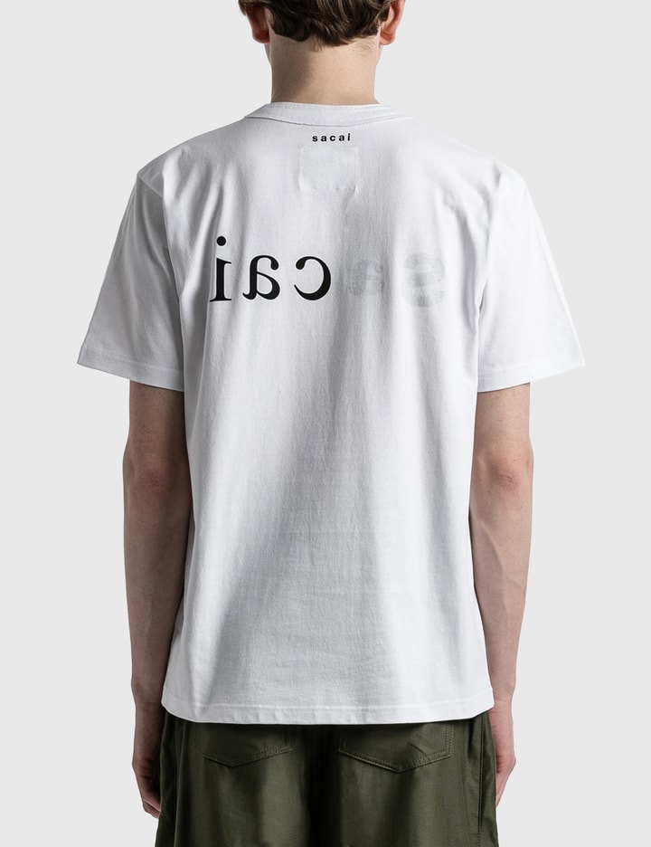 Sacai - Fading Logo T-shirt | HBX - HYPEBEAST 为您搜罗全球潮流时尚品牌
